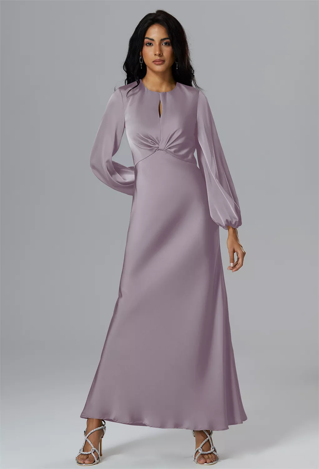 AW Phyllida Purple Haze  Long Bridesmaid Dresses